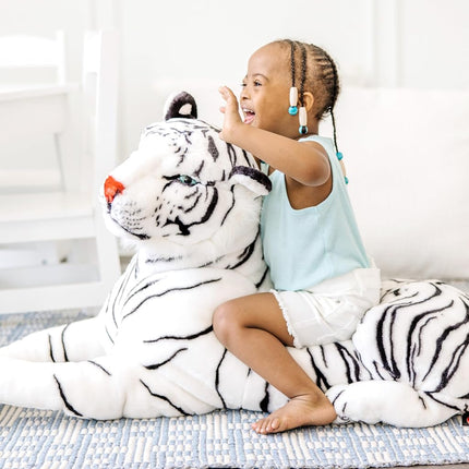 Melissa & Doug White Tiger Plush