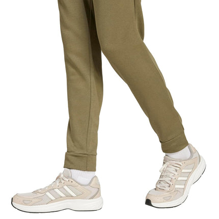 adidas Men's Essentials Feel Cozy Fleece Pants, Olive Strata/Black, 3X-Large