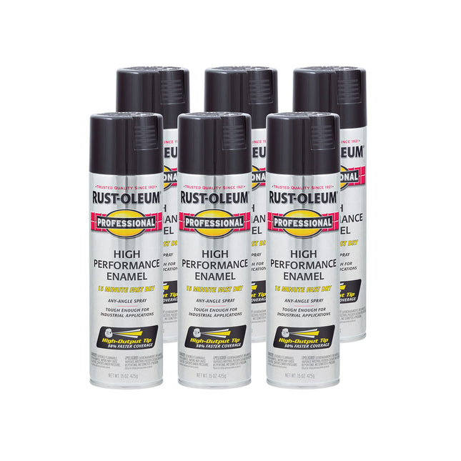 Rust-Oleum 7579838-6 PK High Performance Enamel Sp