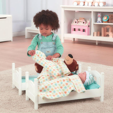 Melissa & Doug Mine to Love Wooden Play Bunk Bed (E-Commerce Packaging)