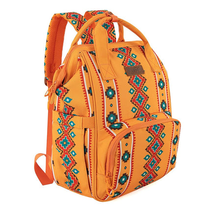 Wrangler Aztec Backpack Organized Daypack Travel B