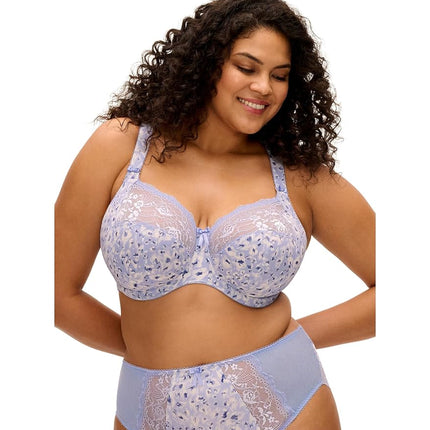 Elomi Morgan Stretch Banded Underwire Bra, Blue Le