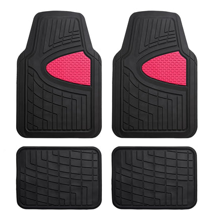 FH Group Automotive Floor Mats - Heavy-Duty Rubber
