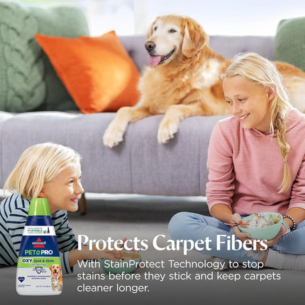 BISSELL� PET PRO OXY Spot & Stain Formula for Portable Carpet Cleaners, 32 oz., 2034