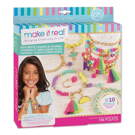 Make It Real: Neo-Brite Chains & Charms Kit - Crea