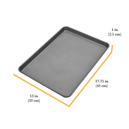Chicago Metallic Commercial II Non-Stick Jelly Roll Pan, 16-3/4 by 12-Inch,Silver