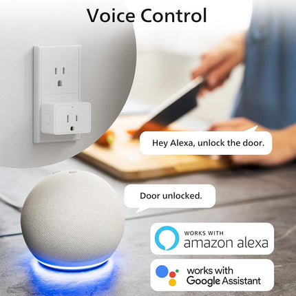 Philips Wi-Fi Gateway, Keyless Entry Remote Control and Bluetooth Lock Management, WiFi Bridge, Works with Alexa Google Home for Voice Control