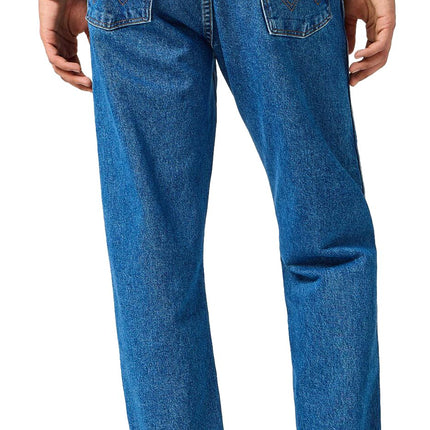 Wrangler Jean de Hombre Alto Corte Vaquero Ajuste Original, Lavado a la Piedra, 31x38