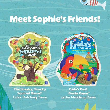 Educational Insights Sophie's Seashell Scramble Game