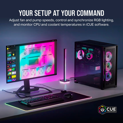Corsair iCUE LINK QX120 RGB 120mm Magnetic Dome RGB Single Fan - Black