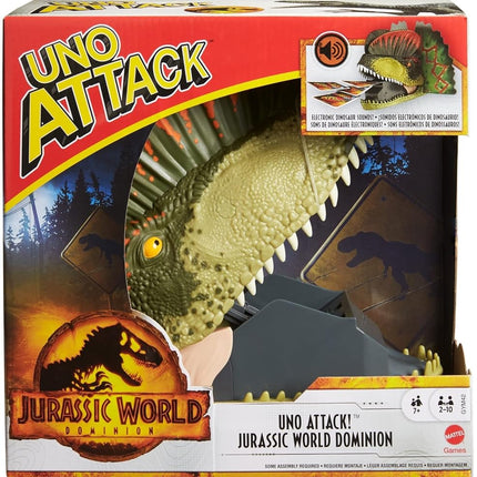UNO Attack Jurassic World Dominion Card Game with 