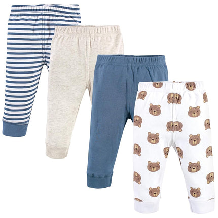 Hudson Baby Pantalones y Leggings de Algodón para Bebé Niñas, Osito, 9-12 Meses