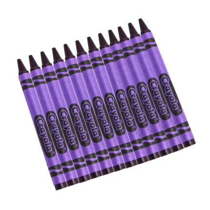 Crayola Crayons in Purple, Bulk Crayons, 12 Count,