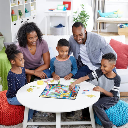 MONOPOLY Junior Super Mario Edition Board Game, Fun Kids' Game Ages 5 and Up, Explore The Mushroom Kingdom as Mario, Peach, Yoshi, or Luigi