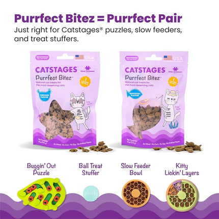 Petstages Nina Ottosson by Buggin' Out Puzzle & Play - Interactive Cat Treat Puzzle