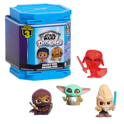 Star Wars™ Doorables Galaxy Peek Série 3, Figurines de 3,8 cm, Figurines à collectionner surprises, Articles pour panier de Pâques, Cadeaux, Jouets pour enfants de 5 ans et plus par Just Play