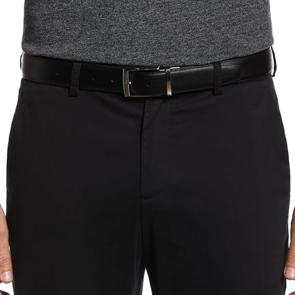 Perry Ellis Men's Amigo Reversible Belt, Luggage Brown, 42