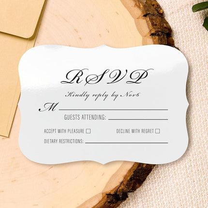 Avery Printable Rectangle Cards, Scalloped Edges, 3.5" x 5", Glossy White Cardstock, Laser/Inkjet, 100 Total, Great for Postcards, Thank You Cards, and More