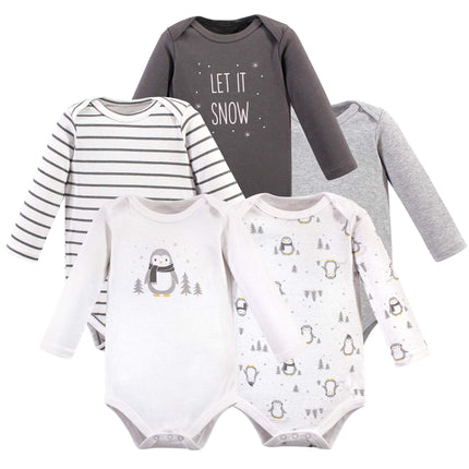 Hudson Baby unisex-baby Cotton Long-sleeve Bodysui