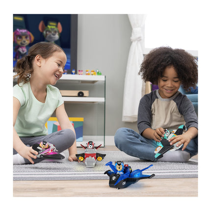 Paw Patrol, Jet to The Rescue Chase�s Deluxe Transforming Vehicle Toy with Lights and Sounds