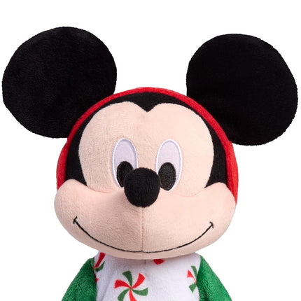 Just Play Disney Holiday Feature Plush - Mickey, Kids Toys for Ages 3 Up