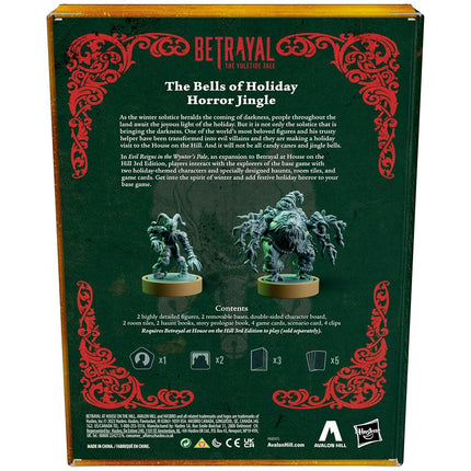 Avalon Hill Betrayal Evil Reigns in The Wynter's Pale The Yuletide Tale Expansion | Ages 12+ | Requires Betrayal at HOTH 3rd Edition to Play