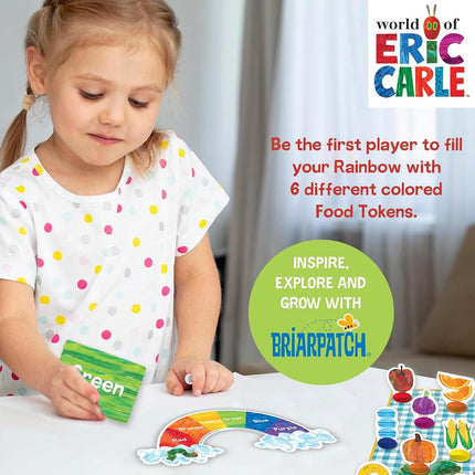 Briarpatch The Very Hungry Caterpillar Rainbow Picnic Game, Color Matching & Early Learning Board Game for Preschoolers, Fun Screen-Free Play for Kids Ages 3+
