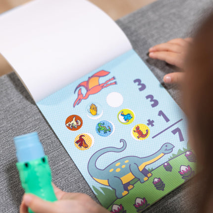Melissa & Doug Sticker WOW!� Dinosaur and Tiger Bundle: 2 Activity Pads, 2 Sticker Stampers, 600 Stickers