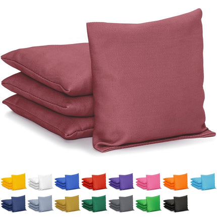 GoSports Cornhole Bean Bags Set of 4 - Regulation All Weather - Classic Burgundy