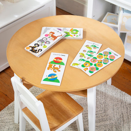 Melissa & Doug Poke-A-Dot Tarjetas de aprendizaje de números gigantes
