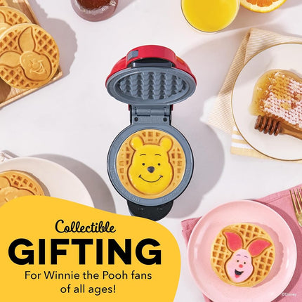 Disney | DASH Removable Ceramic Waffle Plates 2-Pack for the MultiMaker® Mini Maker System (Winnie & Piglet)