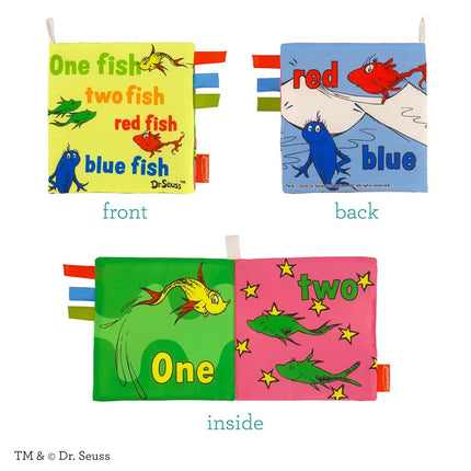 Infantino Soft Activity Books Dr. Seuss One Fish & Green Eggs, 2-Pack