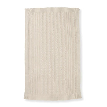 Burt's Bees Baby Kids Blanket Knitted Braided 100% Organic Cotton Soft Breathable Machine Washable Newborn Blanket Size 76x100cm