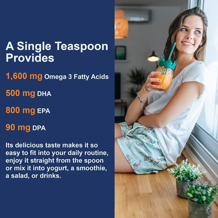 Carlson Labs - The Very Finest Fish Oil 1600 mg Omega-3s Orange Flavor - 6.7 fl. oz.