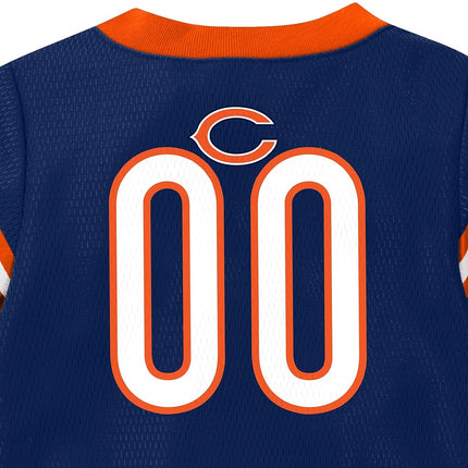NFL Chicago Bears Team Jersey Bodysuit, blue/orange Chicago Bears, 3-6 Months