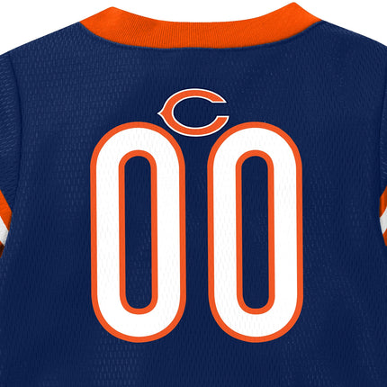 NFL Chicago Bears Team Jersey Bodysuit, blue/orange Chicago Bears, 0-3 Months