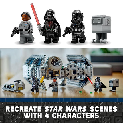 LEGO Star Wars 75347 TIE Bomber Building Toy - Starship Model incl. a Gonk Droid Figure & Darth Vader Minifigure with a Lightsaber - Gift for 9+ Year Old Boys