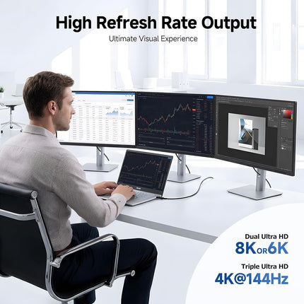 Cable Matters [Intel Certified] 80Gbps Thunderbolt 5 Cable with Bandwidth Increase up to 120Gbps and 240W Charging in Black - 0.5m, Compatible with Thunderbolt 4, USB4, Thunderbolt
