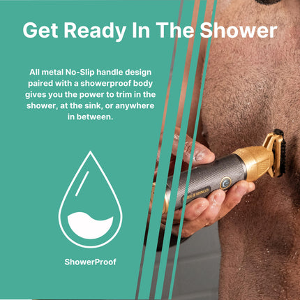 Recortadora todo en uno Conair para hombres - Recortadora de vello de nariz, barba, bigote y cuerpo - Kit de aseo masculino de 19 piezas para manscaping - Resistente al agua - Recargable