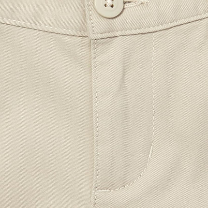 The Children's Place Pantalones cortos chinos para niña, color galleta, talla 14 Plus
