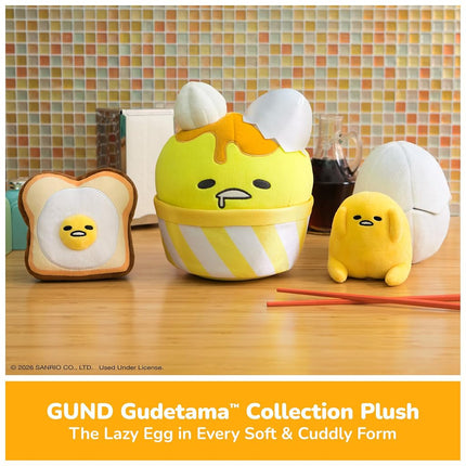 GUND Plush 9in Gudetama Flan Dessert