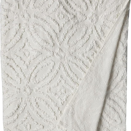 Beatrice Home Fashions Wedding Ring Chenille Bedspread, Queen