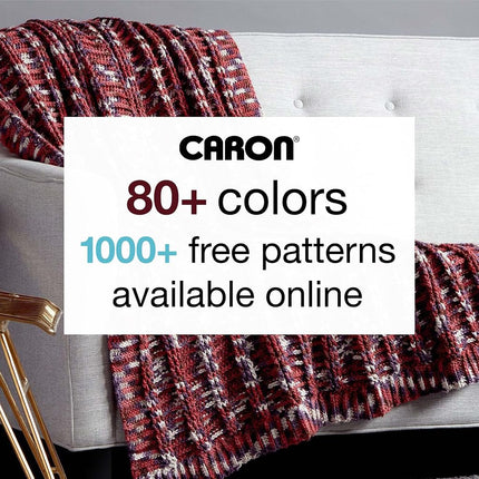 Caron Jumbo Foliage Yarn - 2 Pack of 340g/12 oz - 100% Acrylic - #4 Worsted (Medium) - 595 Yards - Knitting/Crochet