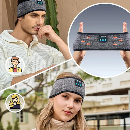 Perytong Sleep Headphones Headband with HD Speakers - Noise Cancelling, For Side Sleepers, Workout, Jogging, Yoga
