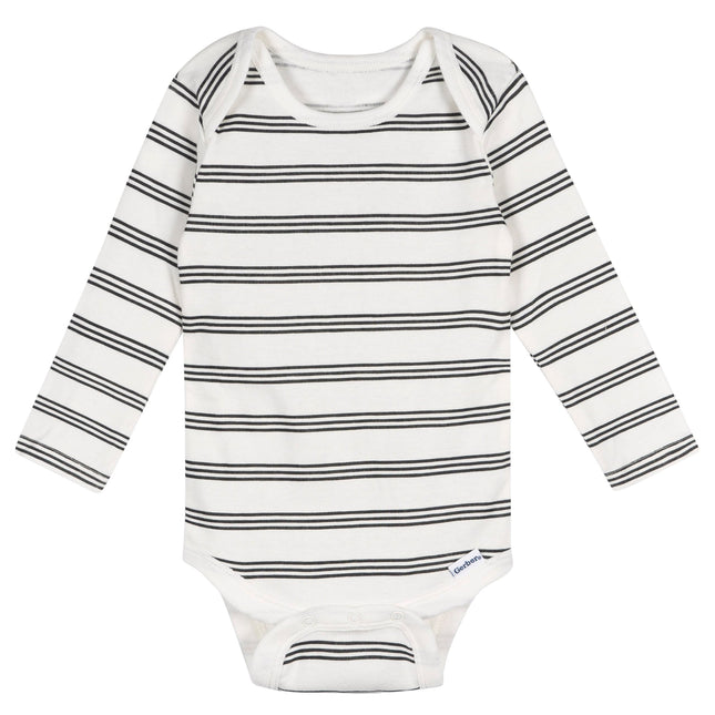 Gerber Baby Boys' 6-Pack Long-Sleeve Onesies Bodysuit, Galaxy Adventure, 6-9 Months