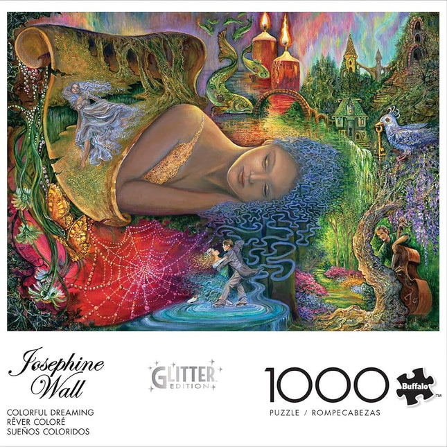 Buffalo Games - Josephine Wall - Colorful Dreaming - 1000 Piece Jigsaw Puzzle for Adults Challenging Puzzle Perfect for Game Nights - Finished Puzzle Size is 26.75 x 19.75
