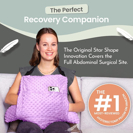 MOYOAMA Hysterectomy Pillow Post Surgery for Hysterectomy Recovery Must Haves- Surgery Pillow for Abdomen, Abdominal Pillow Post Surgery, Abdominal Surgery Recovery Pillow for Hysterectomy Gifts
