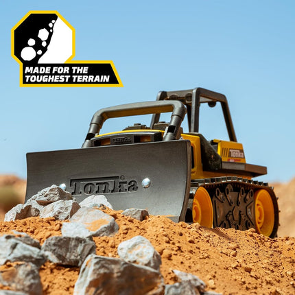 Tonka - Steel Classics Bulldozer, Frustration-Free Packaging (FFP)