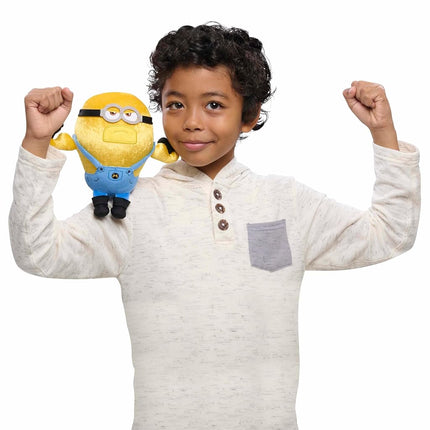 Minions Illumination Despicable Me 4 Squooshy Plush Mega Dave, Kids Toys for Ages 3 Up by Just Play