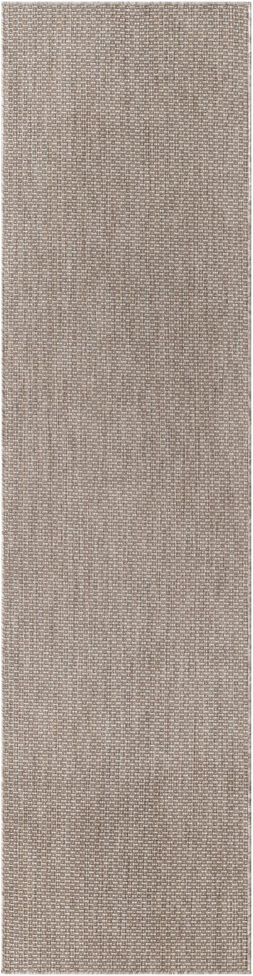 Alfombra de área Unique Loom Outdoor Solid Collection - Sólida (Corredor 0.8m x 3m, Beige)